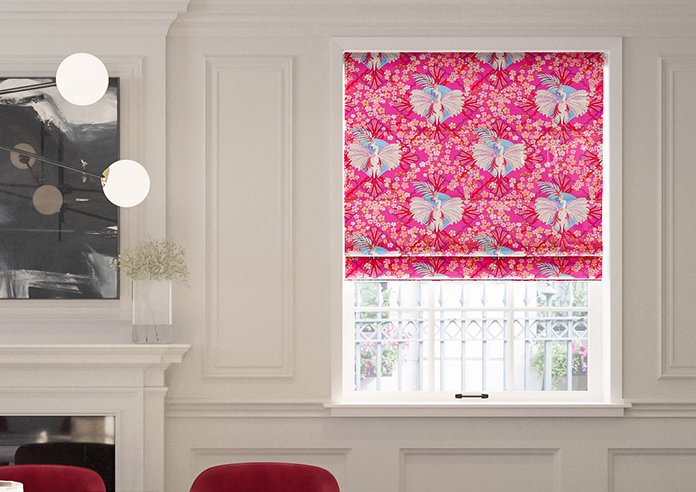 Faded Glamour, Fairground Pink - Twist&Fit Roman Blind - Image 3